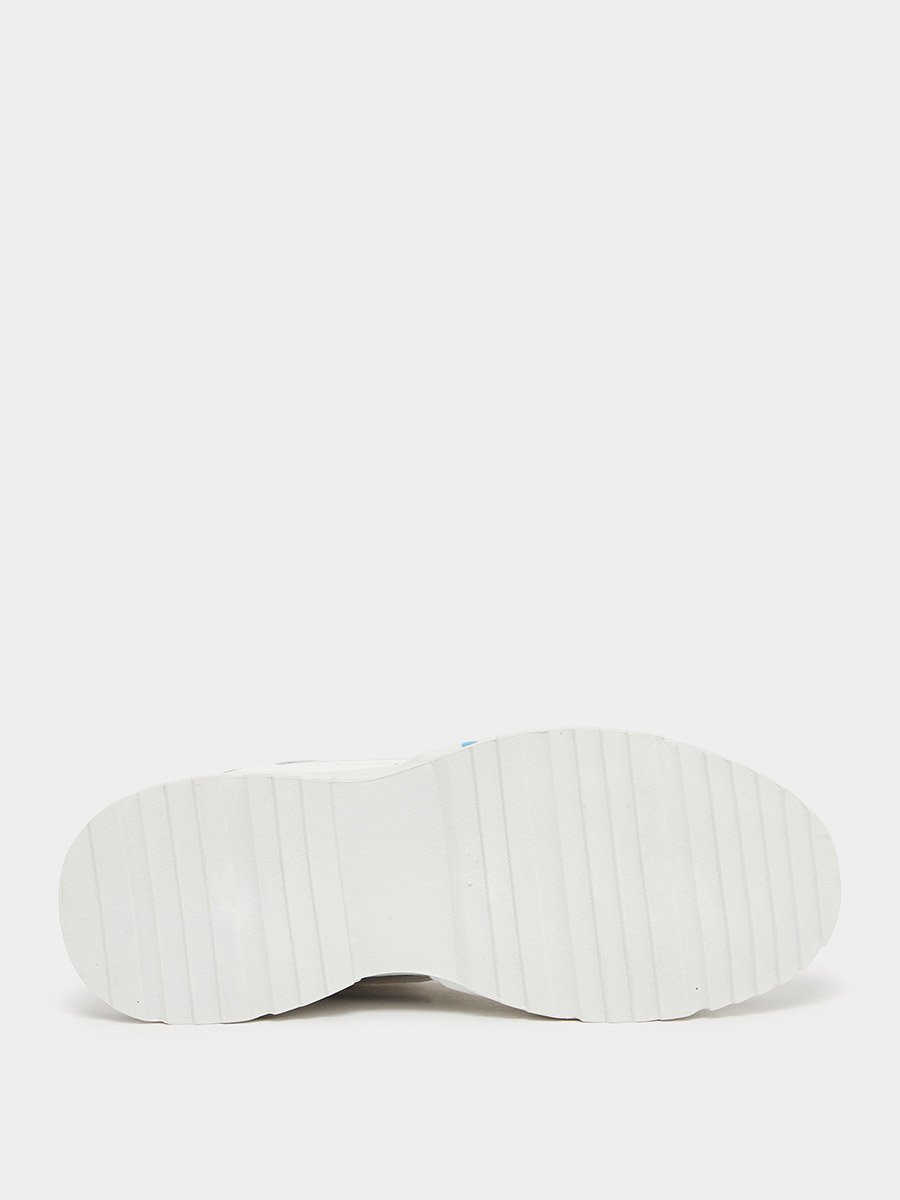 Chunky Sole Color Block Lace Up Sneakers