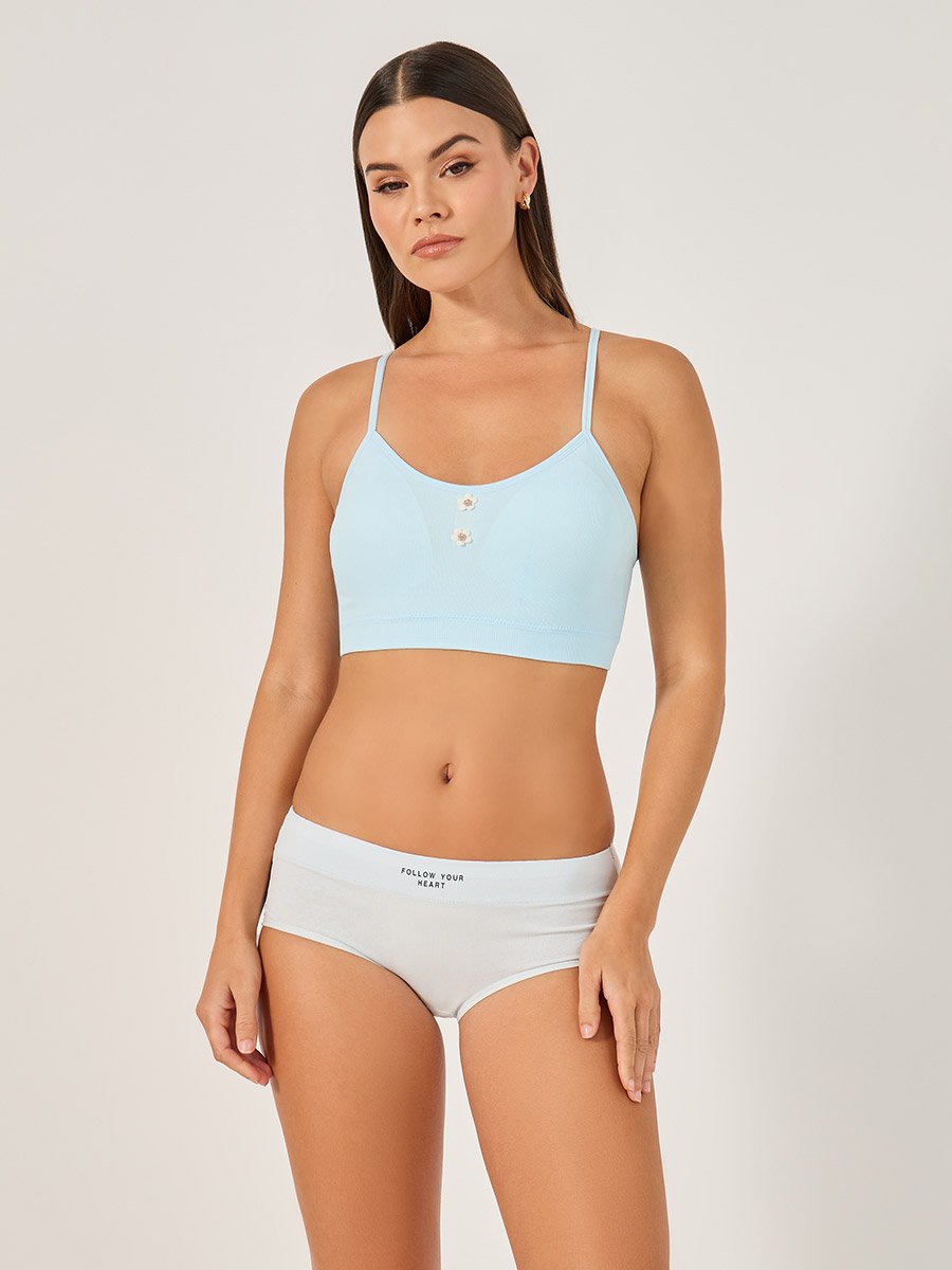 Pack of 3 - Print Detail Waistband Full Briefs