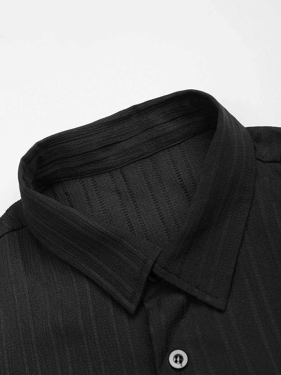 Solid Short Sleeve Shirt and Pants Co-Ords