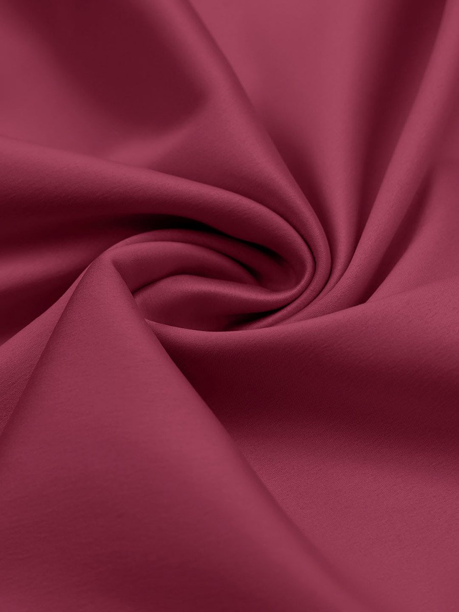 Satin Solid Halter Neck Bodycon Midi Dress