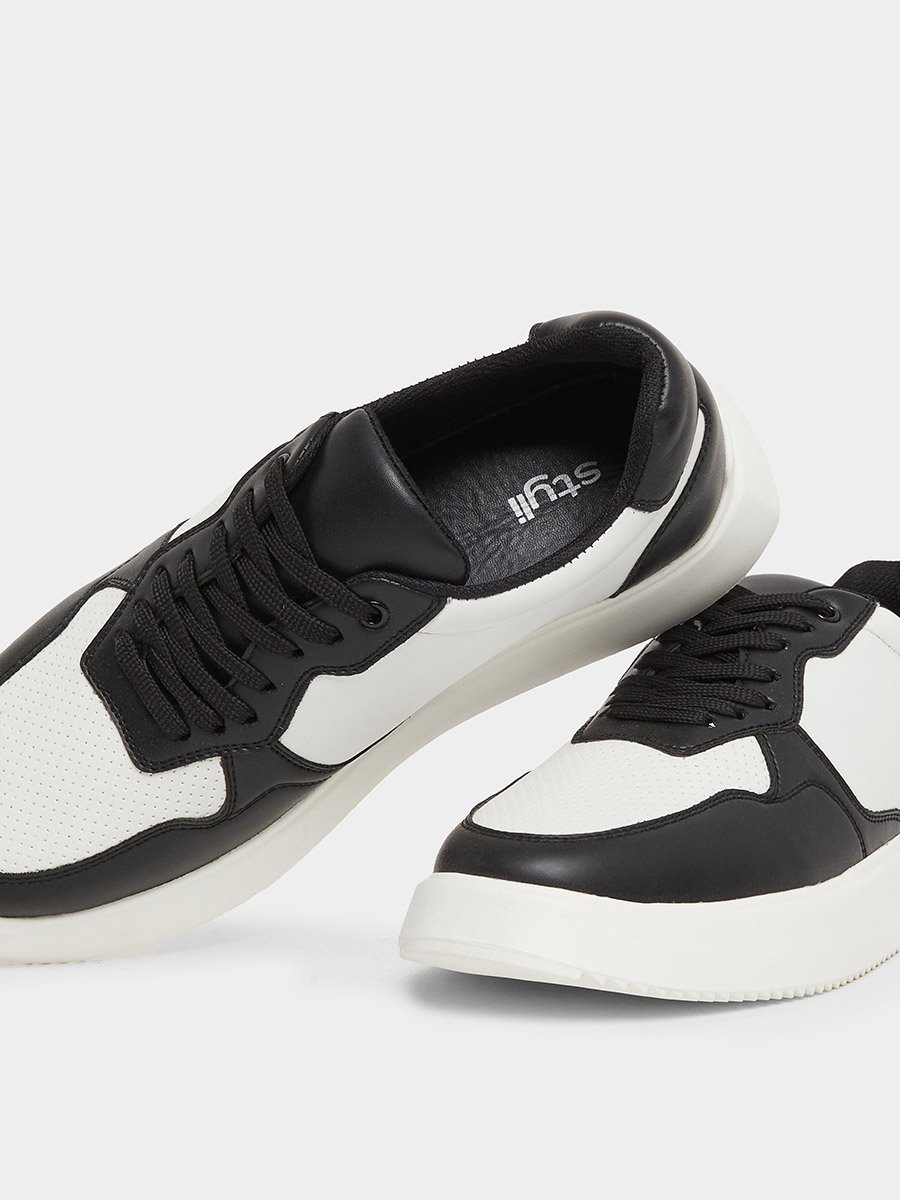 Color Block Lace Up Sneakers