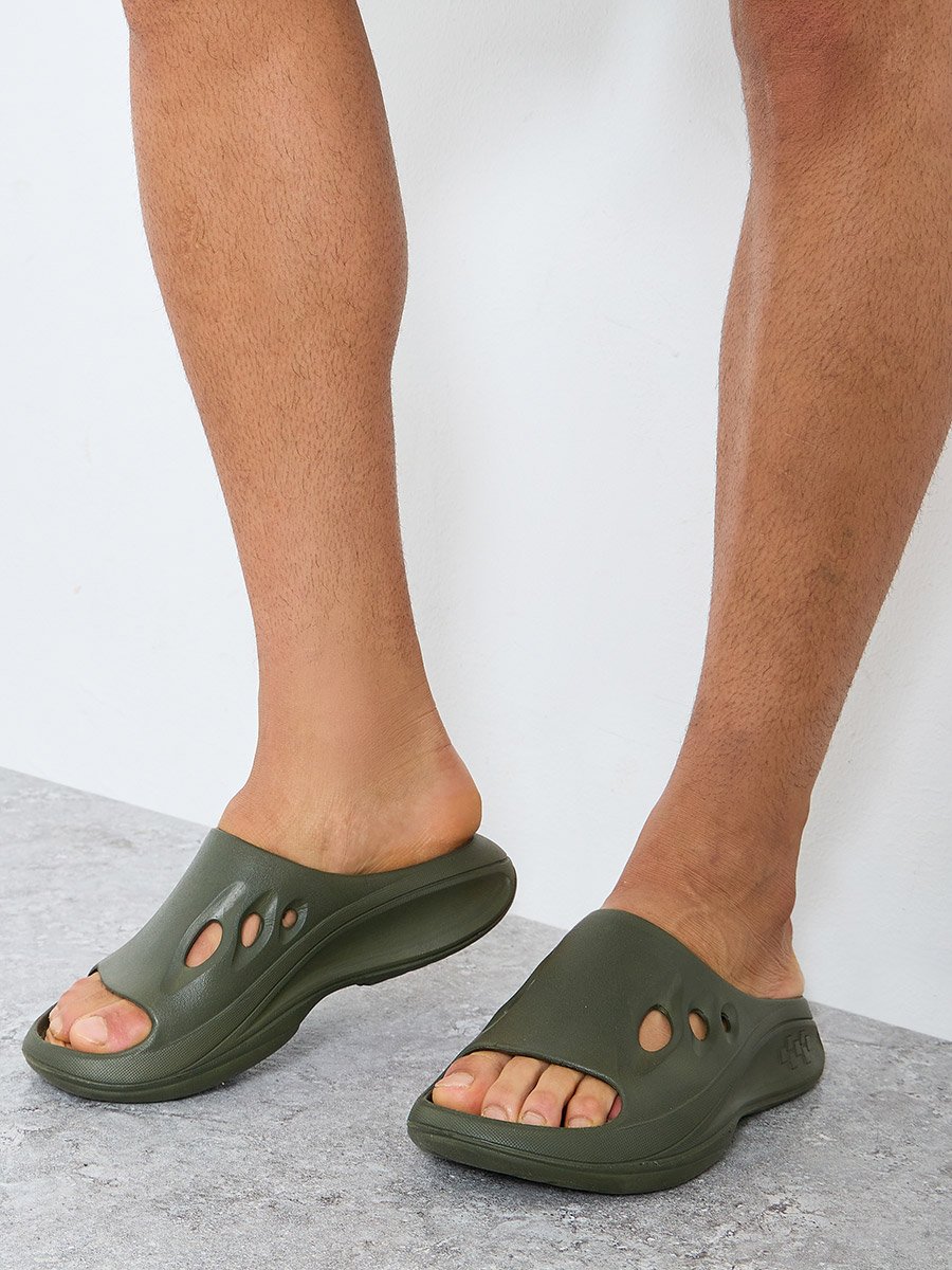 Plain Cut Out Chunky Slides