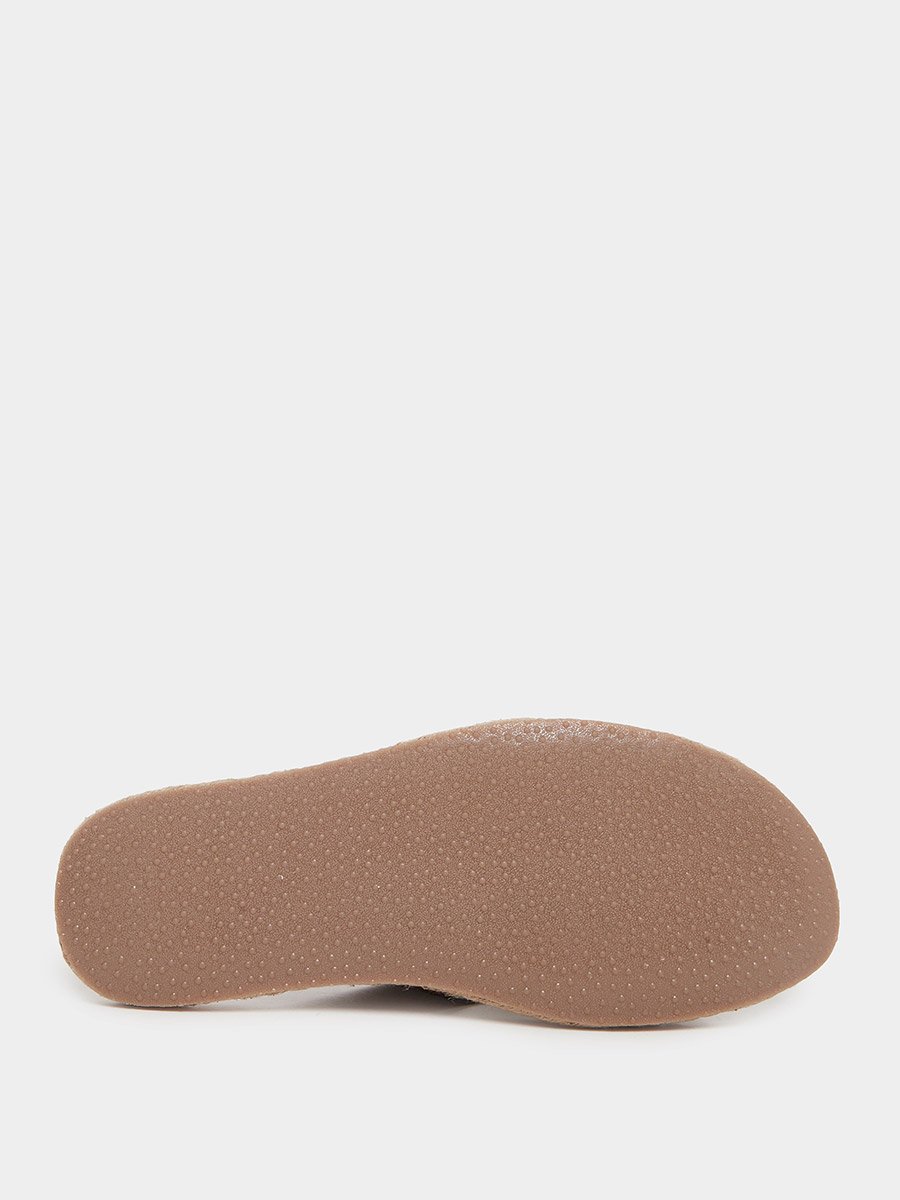 Cross Strap Jute Espadrille Sandals