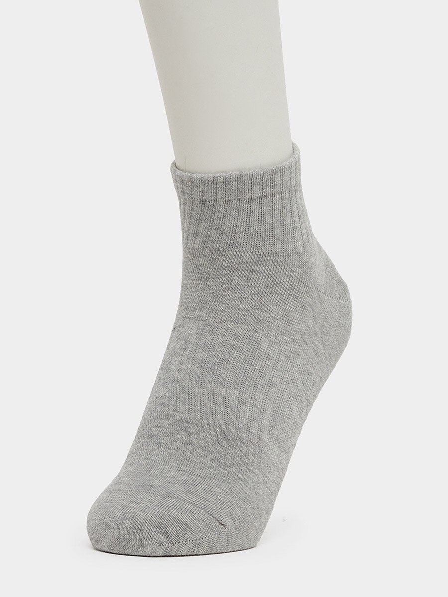 Set of 4 - Ribbed Ankle Socks