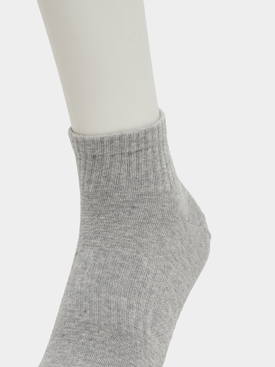 Set of 4 - Ribbed Ankle Socks