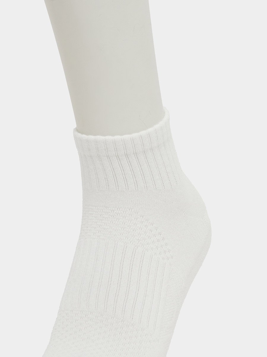 Set of 4 - Ribbed Ankle Socks