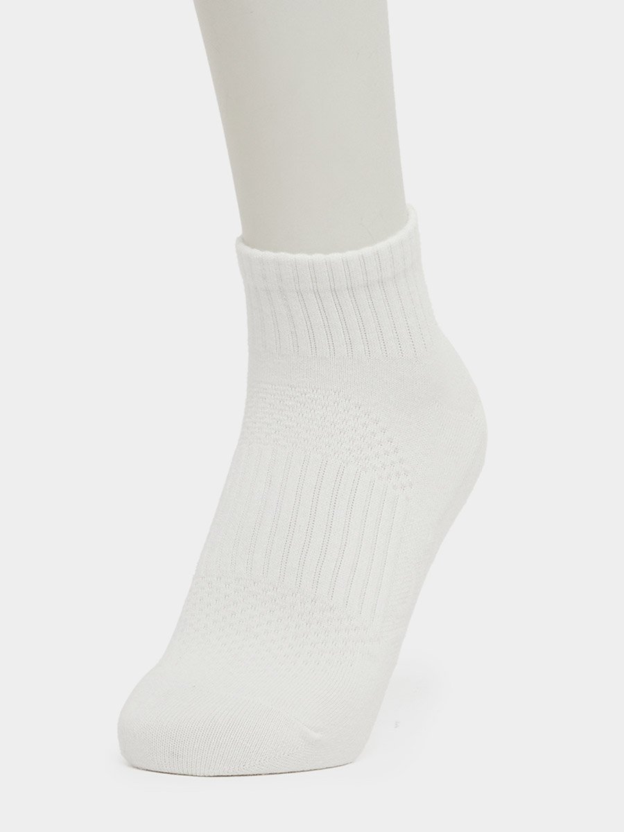 Set of 4 - Ribbed Ankle Socks