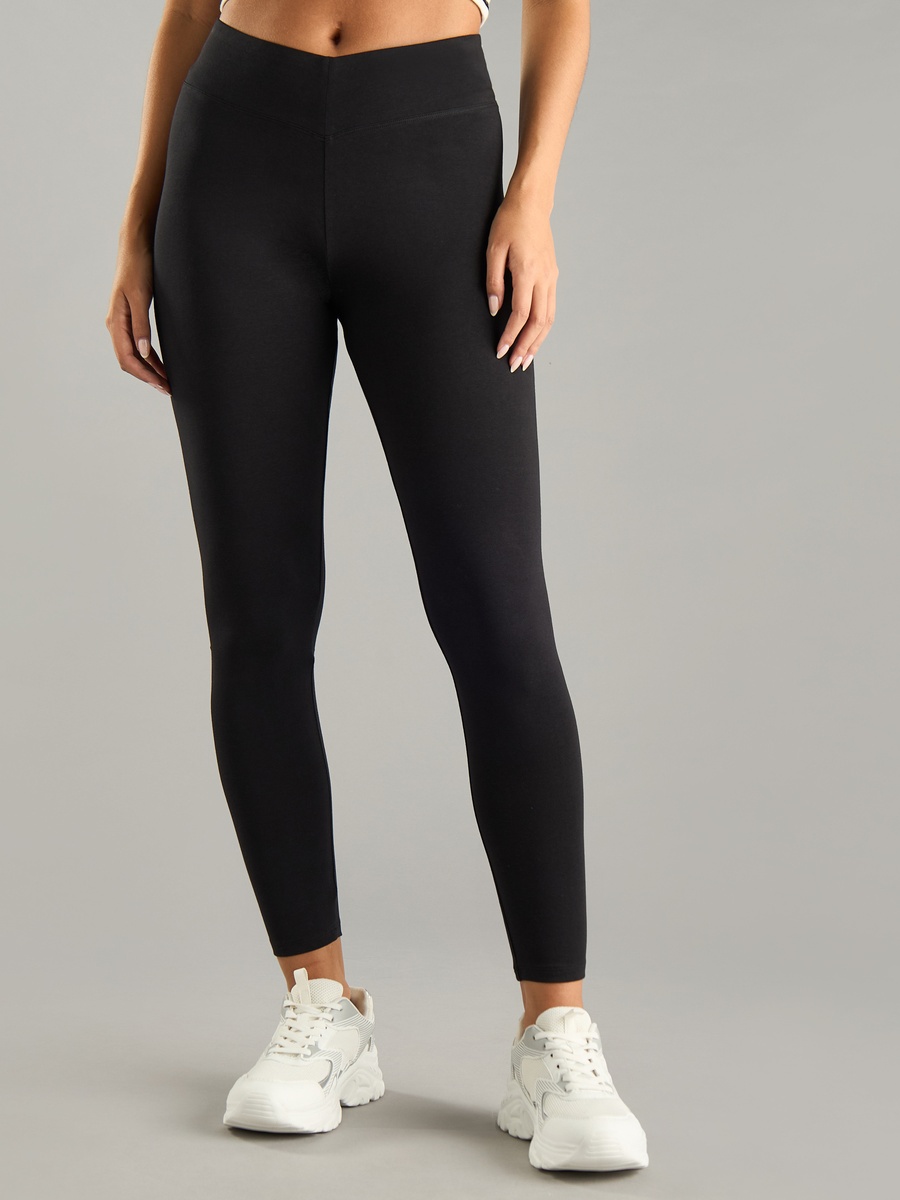 Plain High Waist Leggings