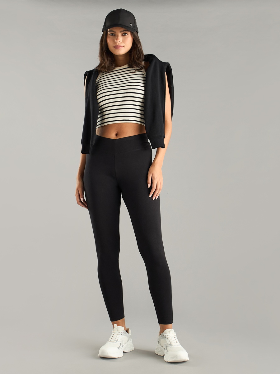 Plain High Waist Leggings