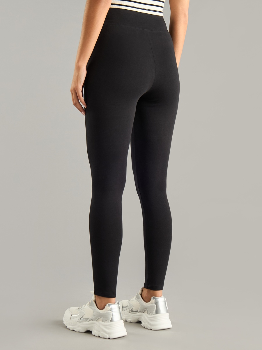 Plain High Waist Leggings