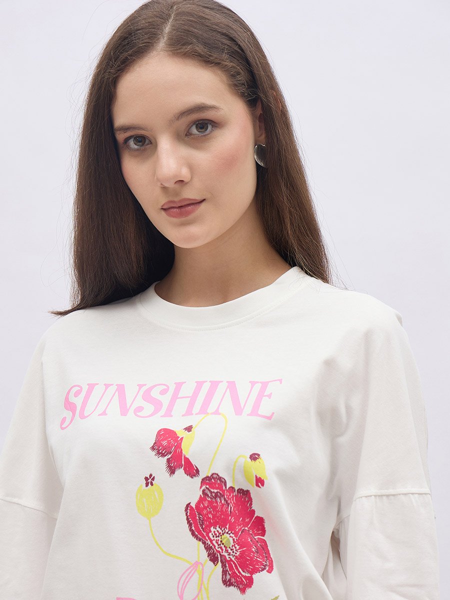 Graphic Print Oversized T-Shirt