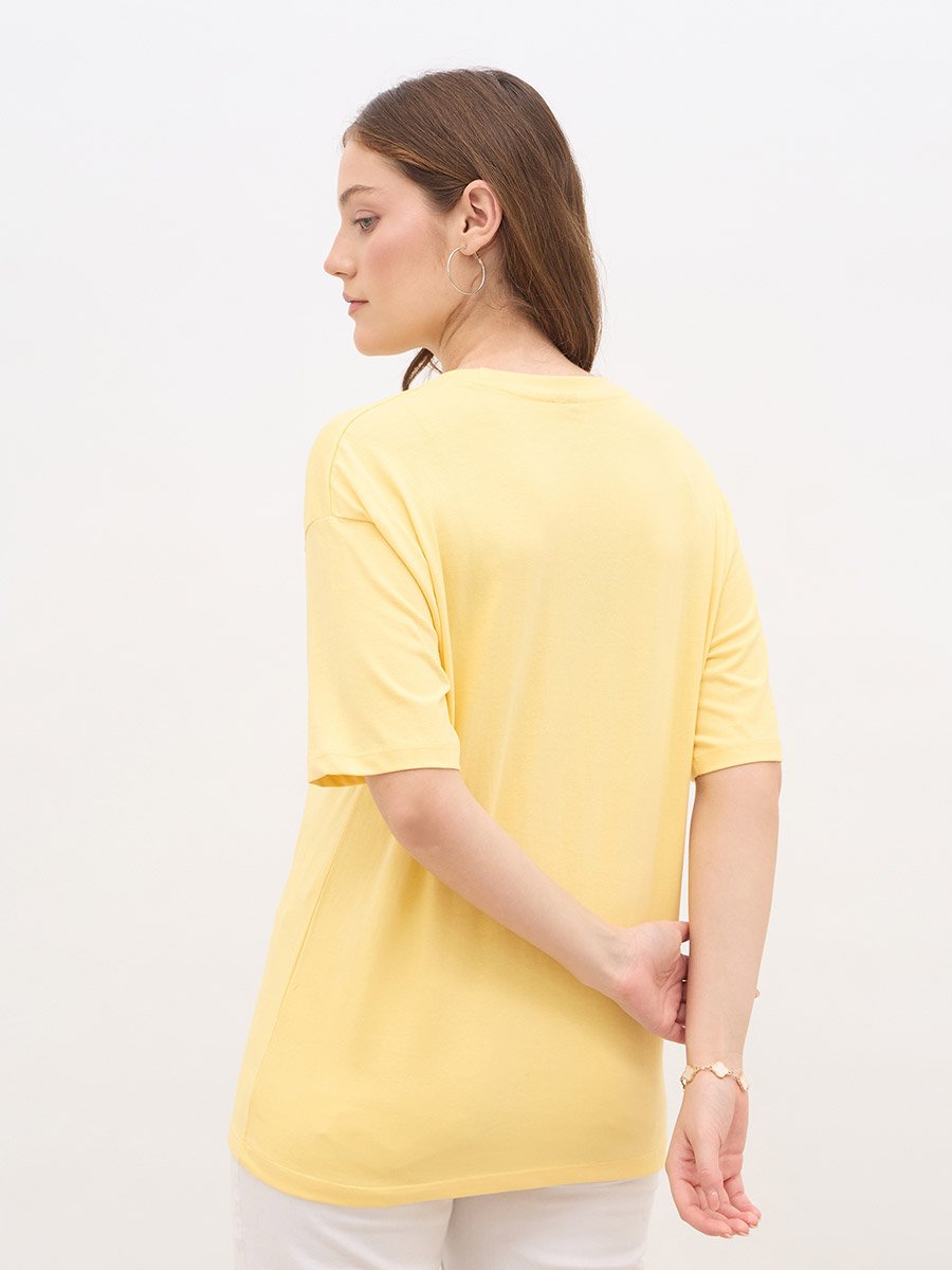 Slogan Print Oversized T-Shirt