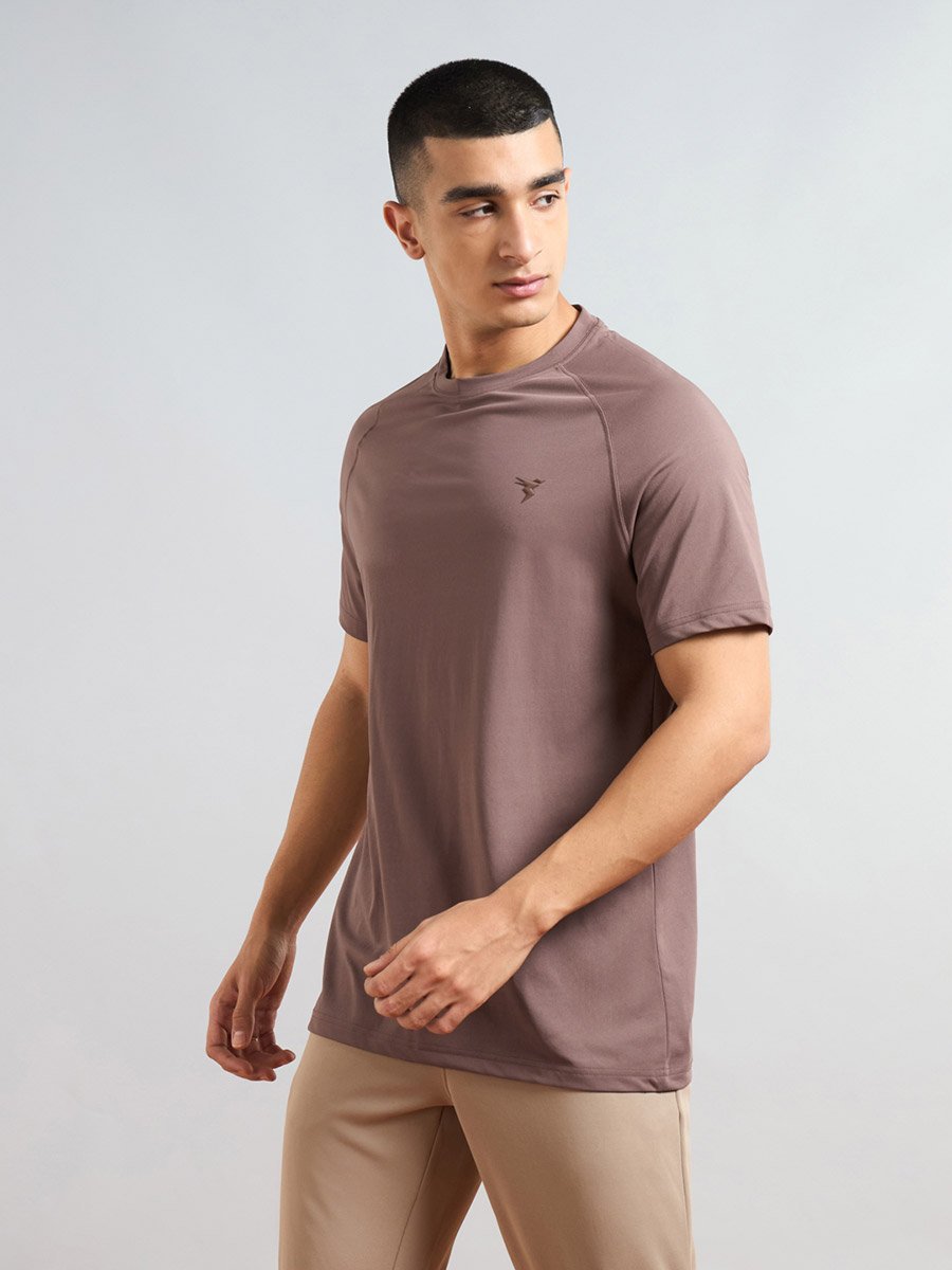 Solid Short Sleeves Regular Fit T-Shirt