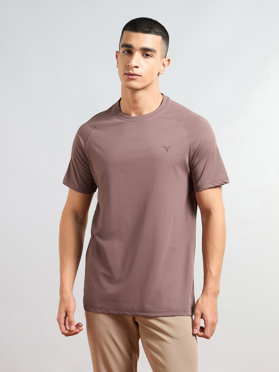 Solid Short Sleeves Regular Fit T-Shirt