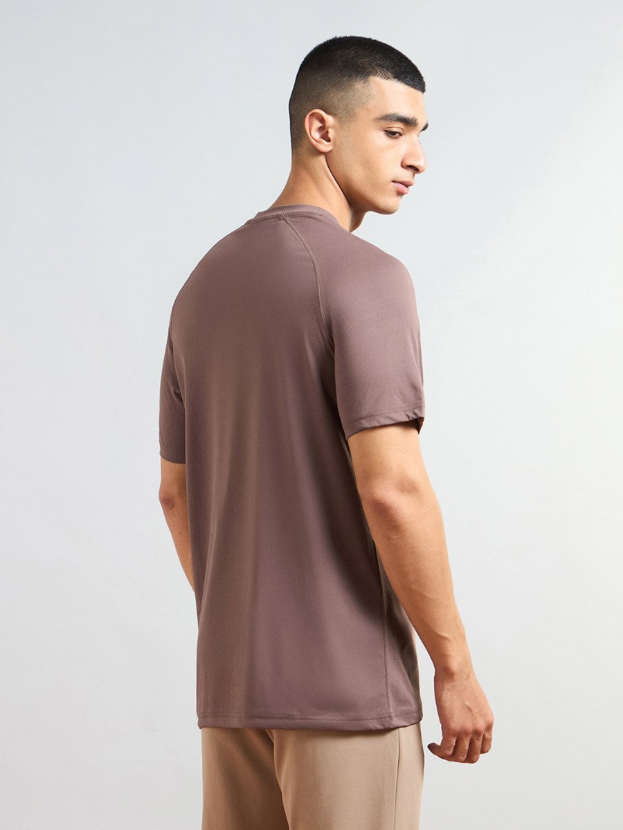 Solid Short Sleeves Regular Fit T-Shirt