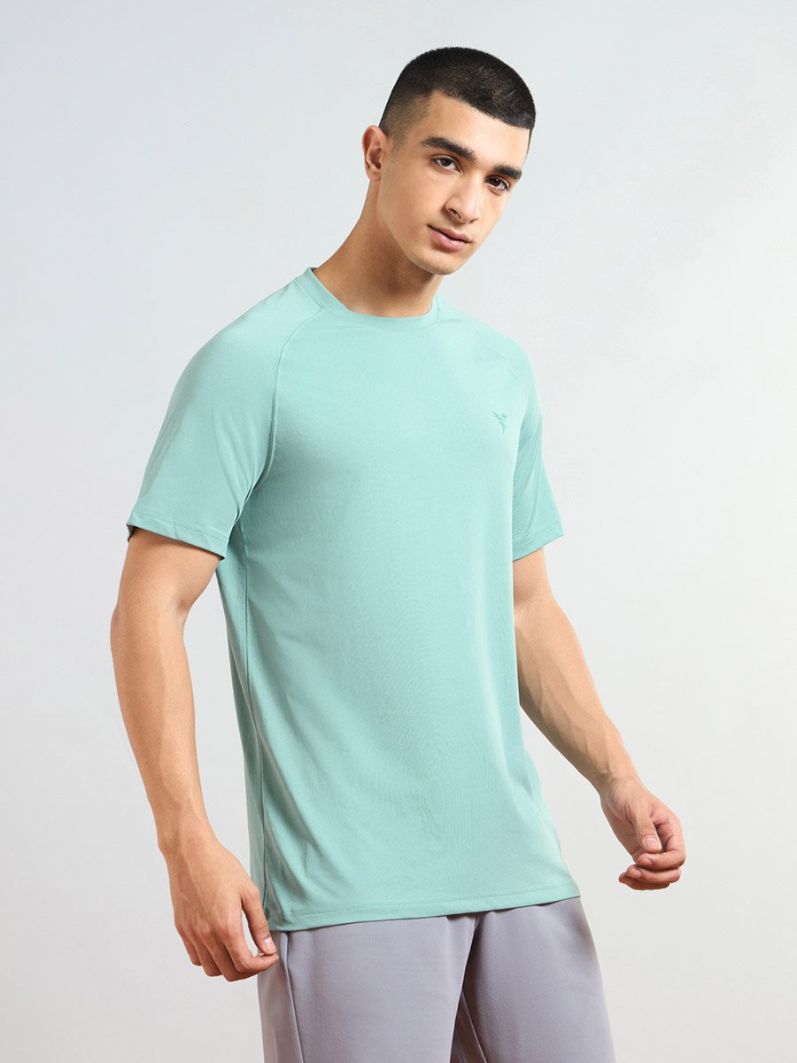 Solid Short Sleeves Regular Fit T-Shirt