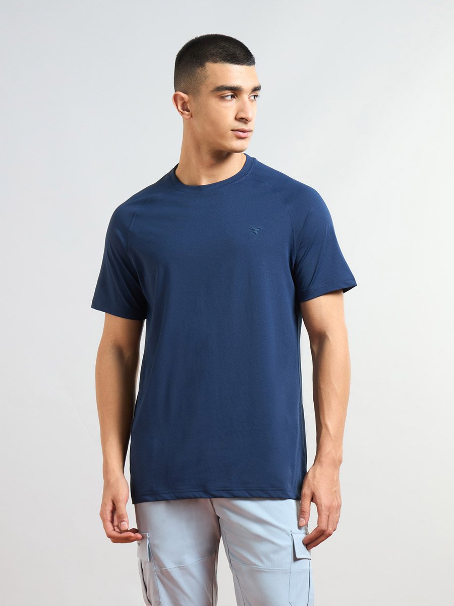 Solid Short Sleeves Regular Fit T-Shirt