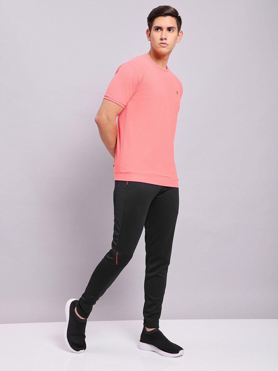 Mid Rise Solid Slim Fit Trackpants