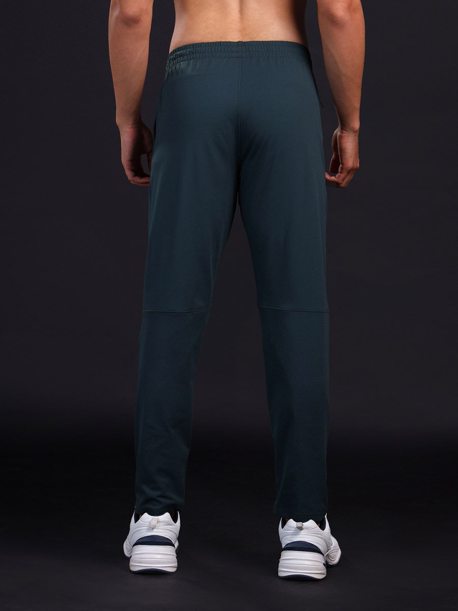 Solid Slim Fit Trackpants with Drawstring
