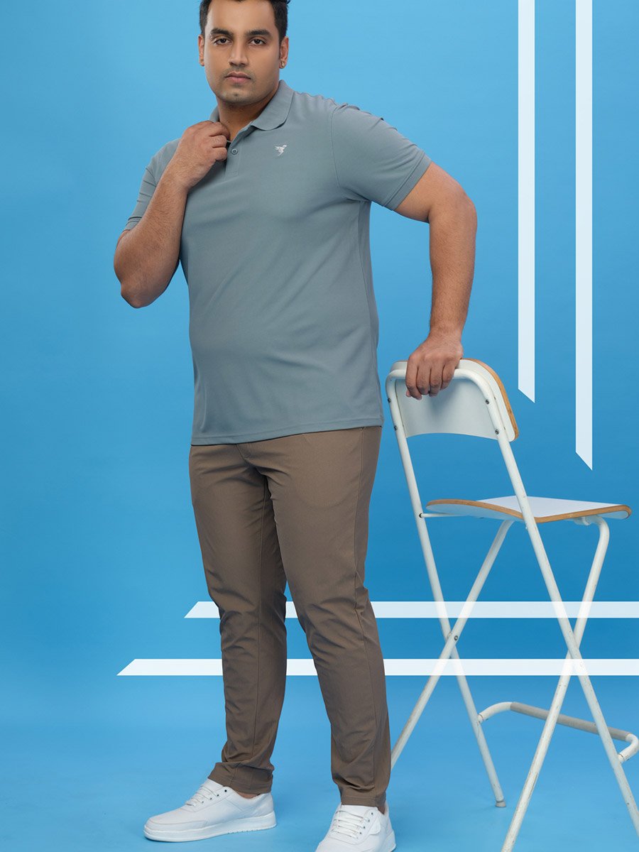 Men Solid Relaxed Fit Track Pants with DURACOOL+