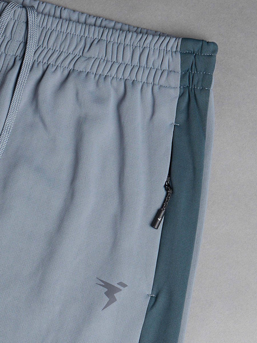Men Solid Slim Fit Track Pants with TECHNO DRY