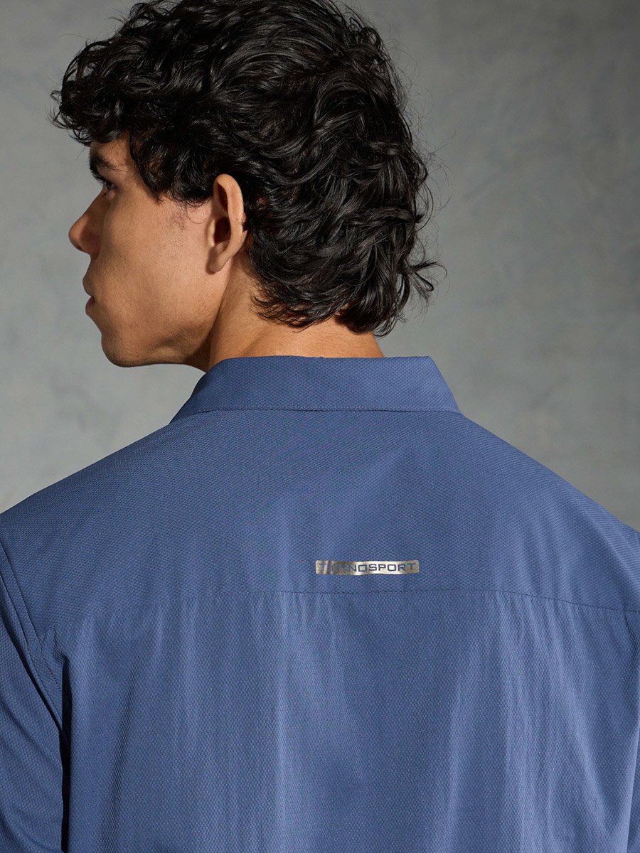 Solid Spread Collar Regular Fit Shirt