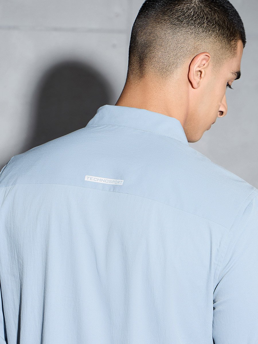 Men Solid Long Sleeve Regular Fit Shirt