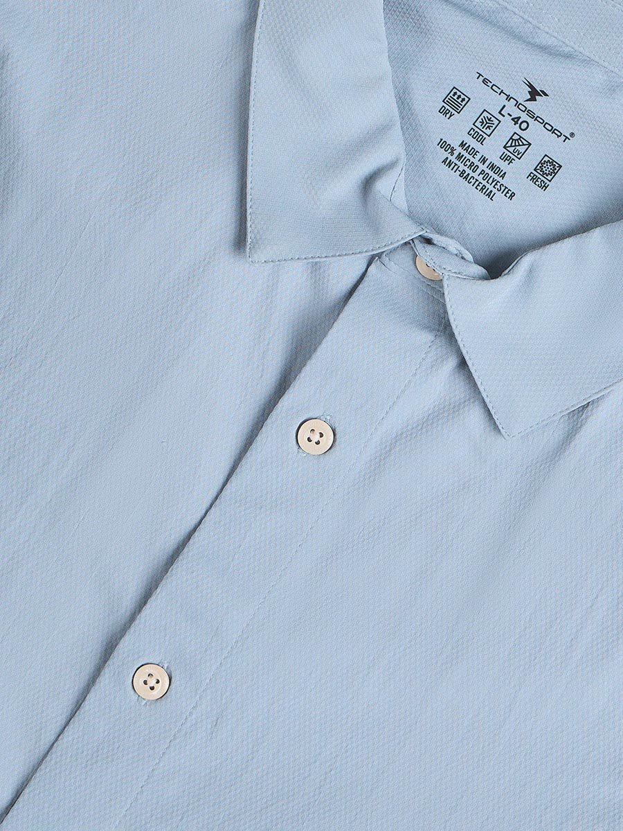 Men Solid Long Sleeve Regular Fit Shirt