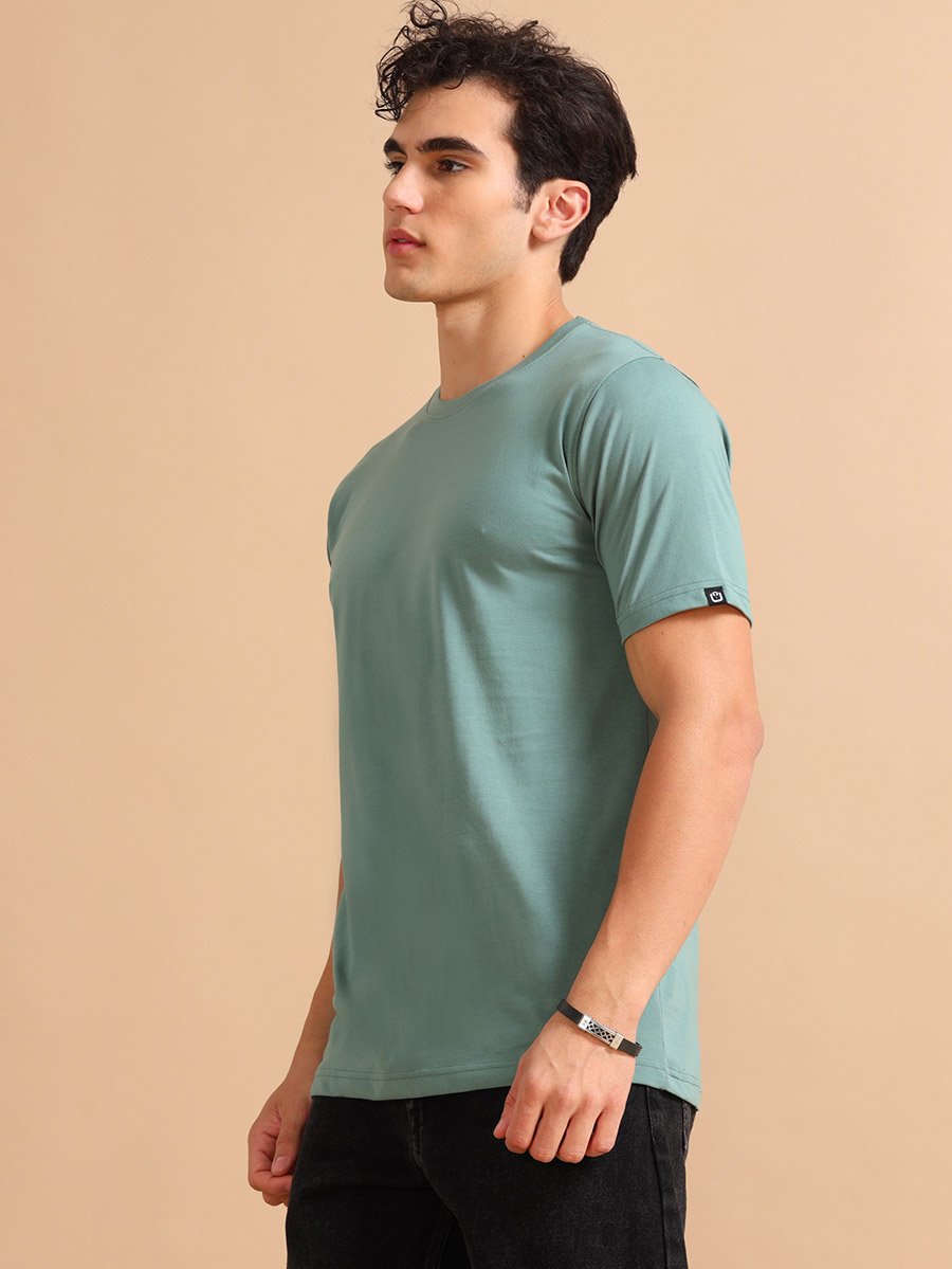 Solid Short Sleeve Regular Fit T-Shirt