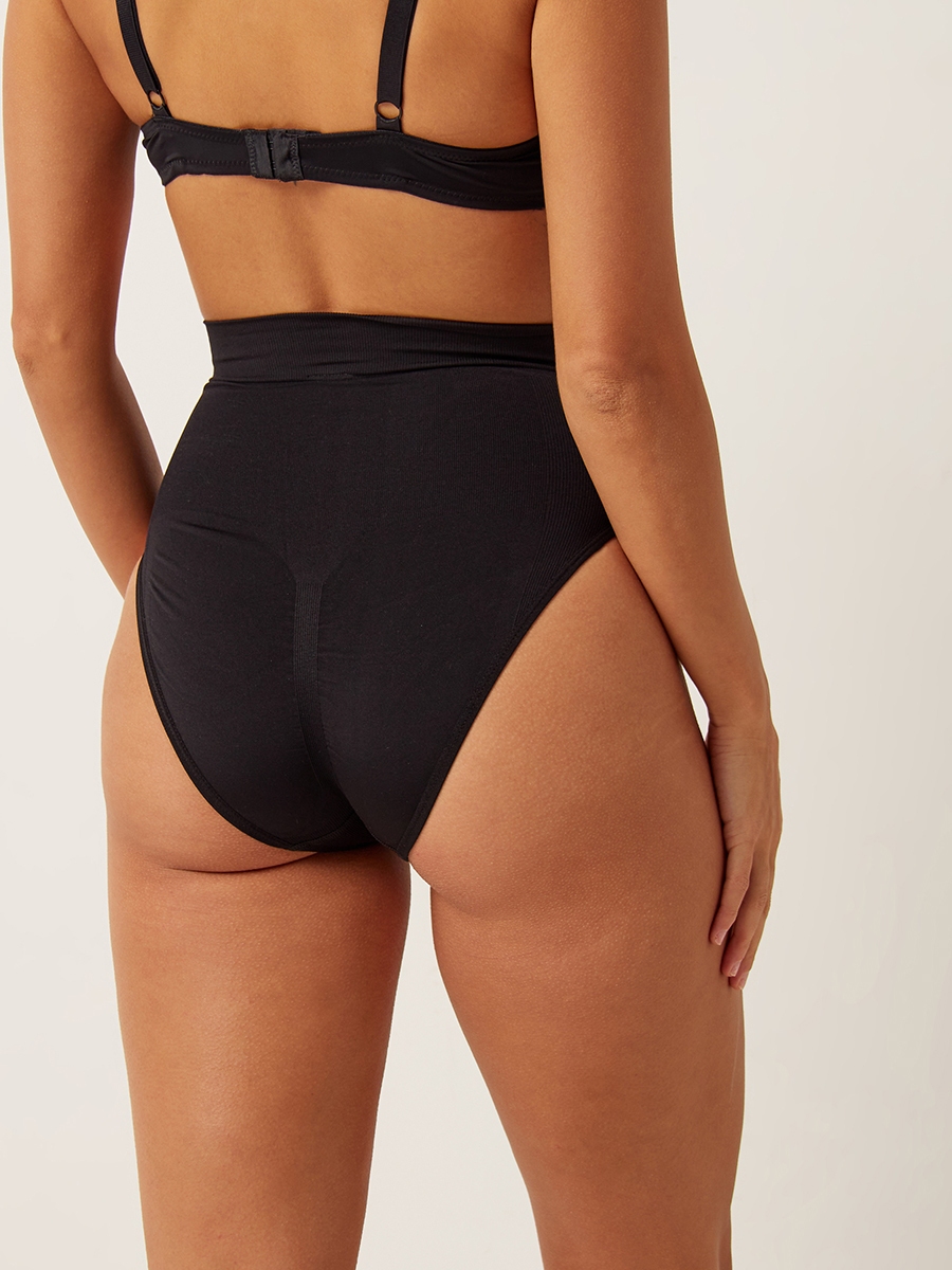 Textured Shaping Briefs with Elasticised Waistband