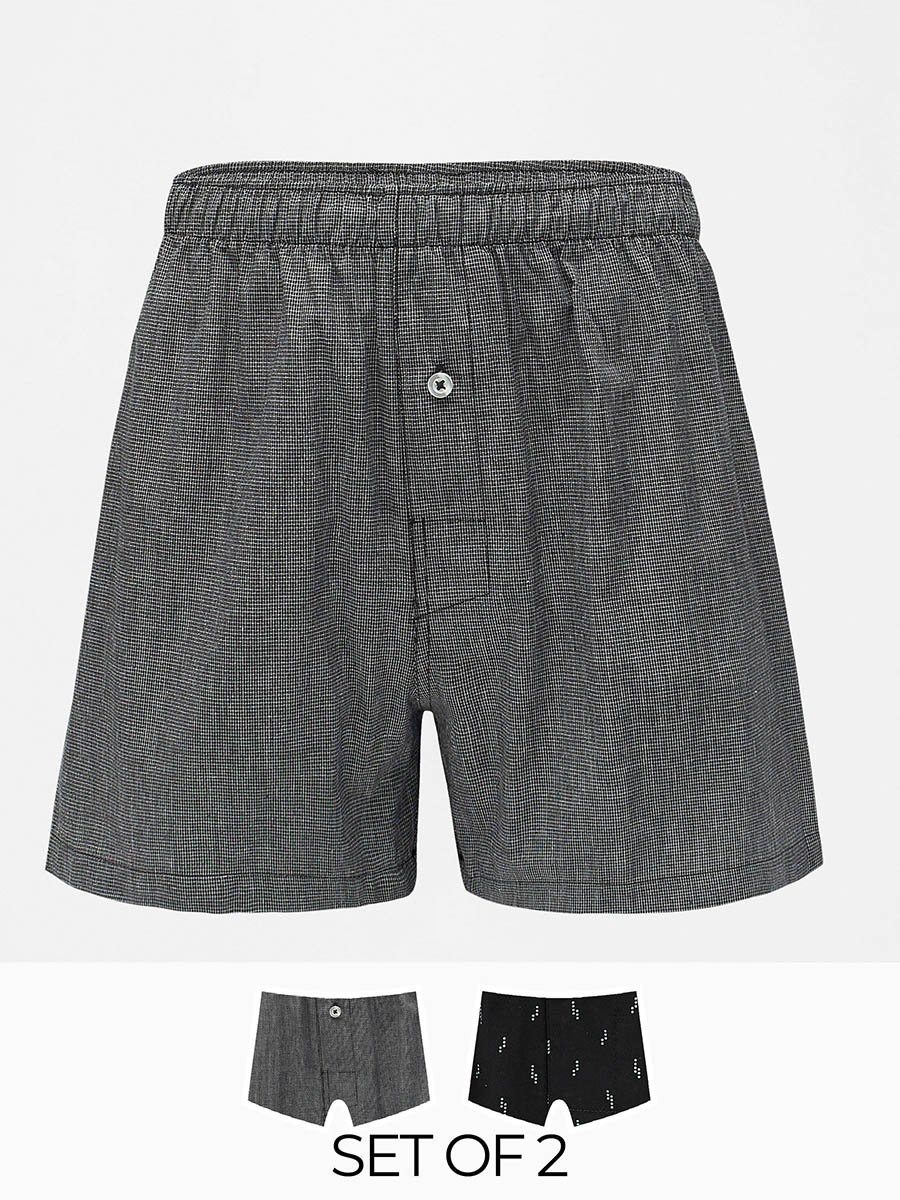 Pack of 2 - Woven Boxers