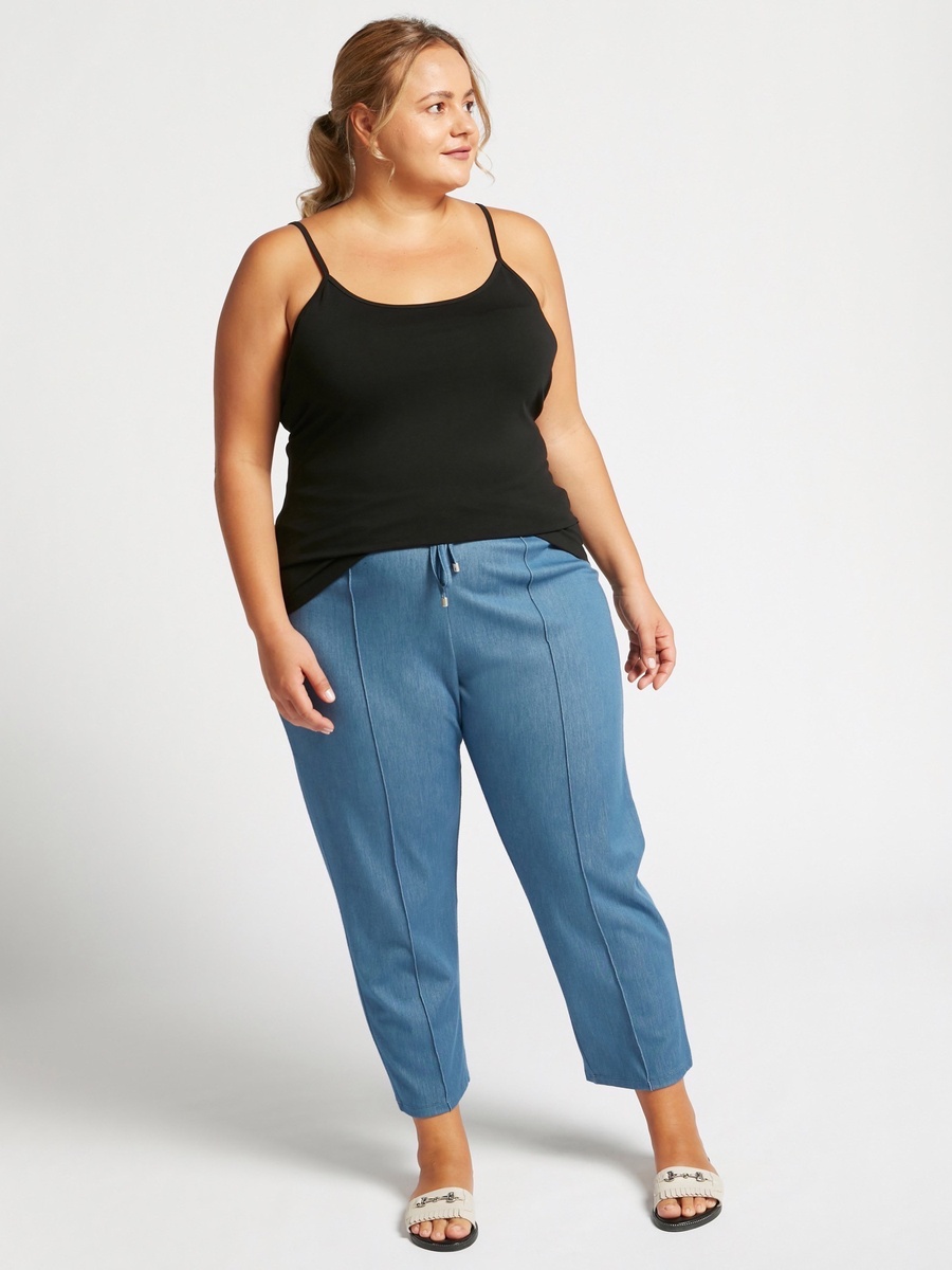 Strappy Scoop Neck Cami