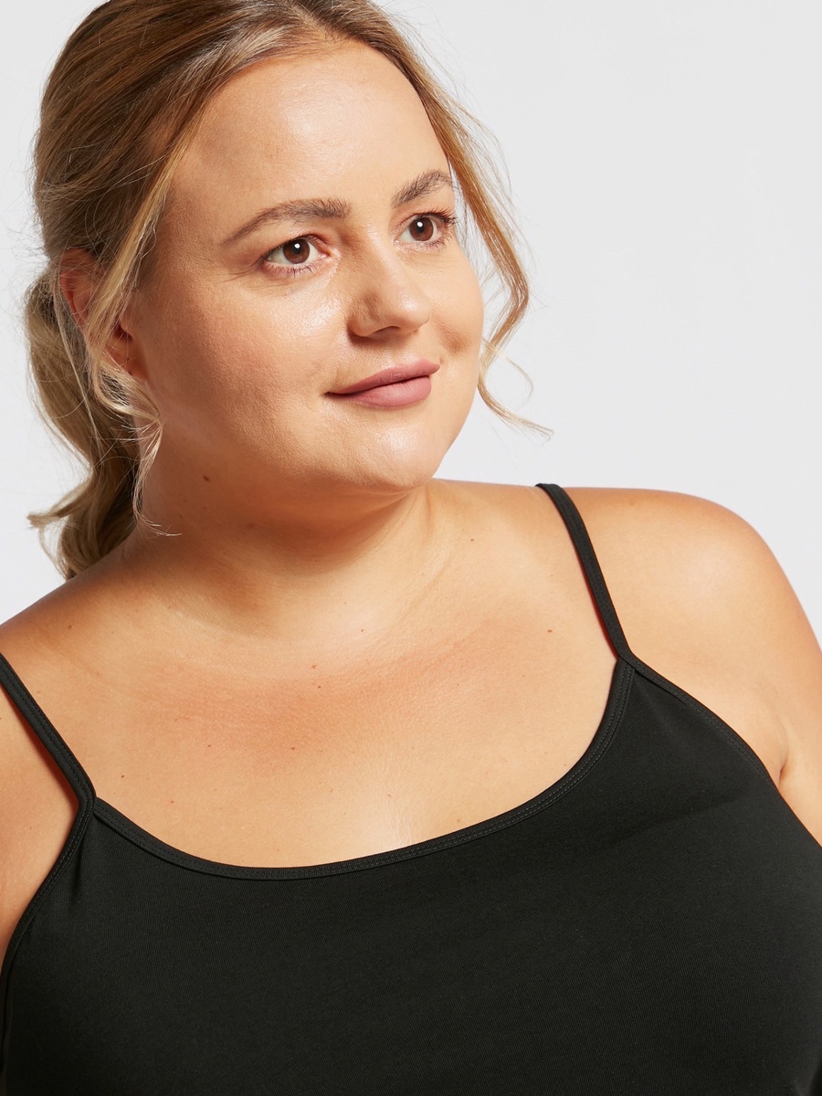 Strappy Scoop Neck Cami