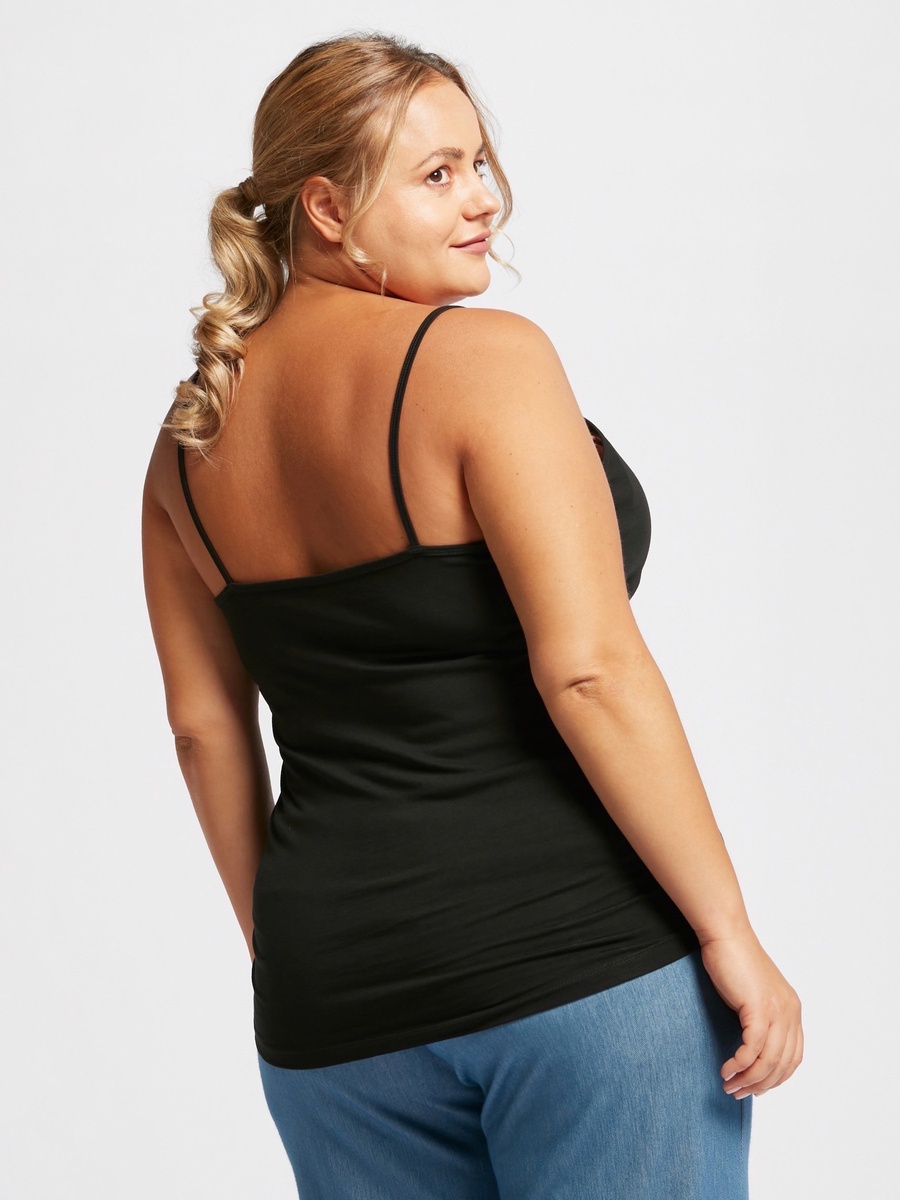 Strappy Scoop Neck Cami