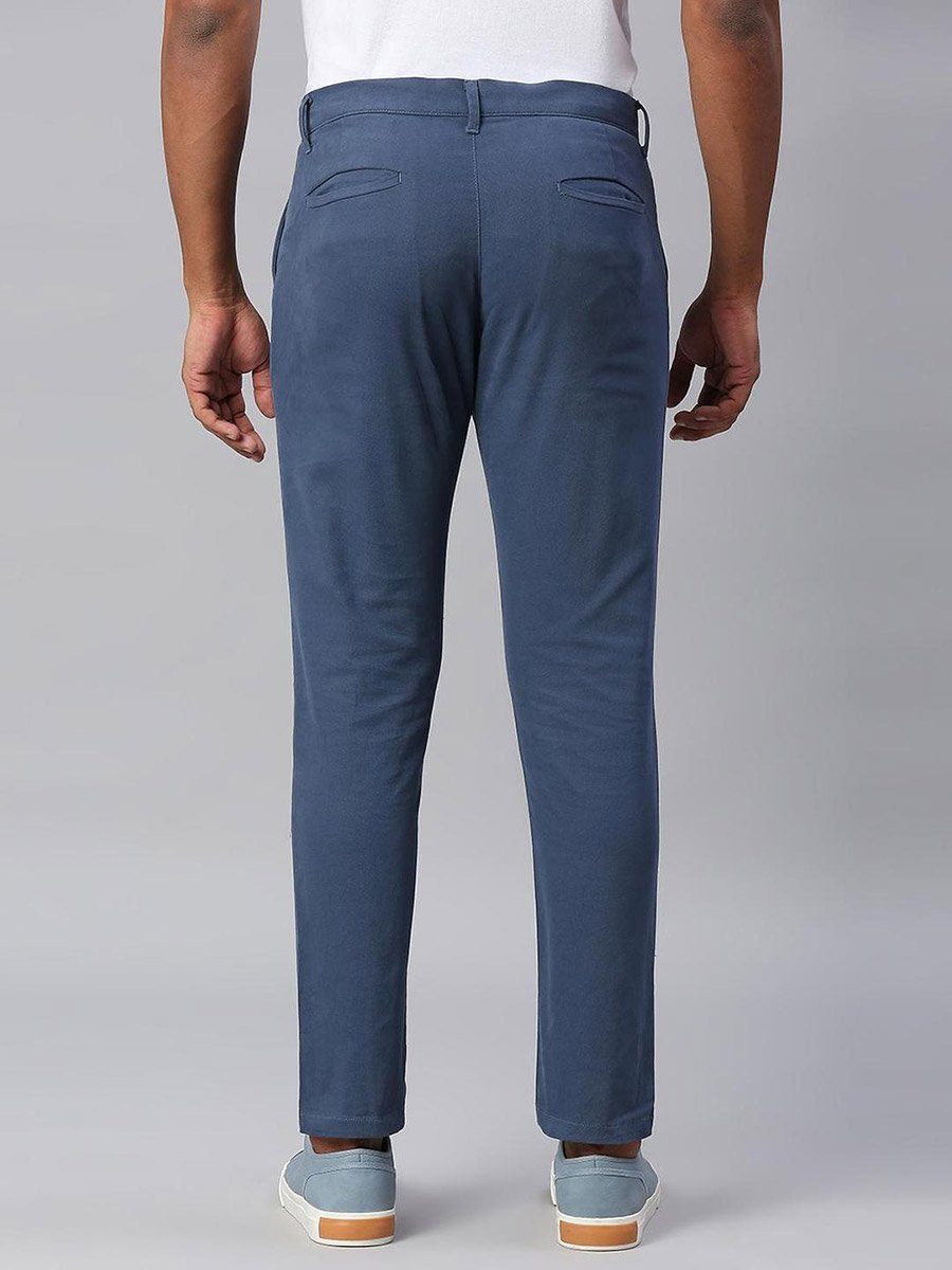 Tapered Fit Cotton Chinos Trousers