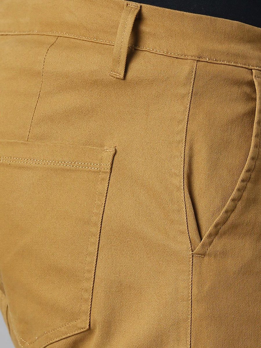 Cotton Tapered Fit Cargos Trousers