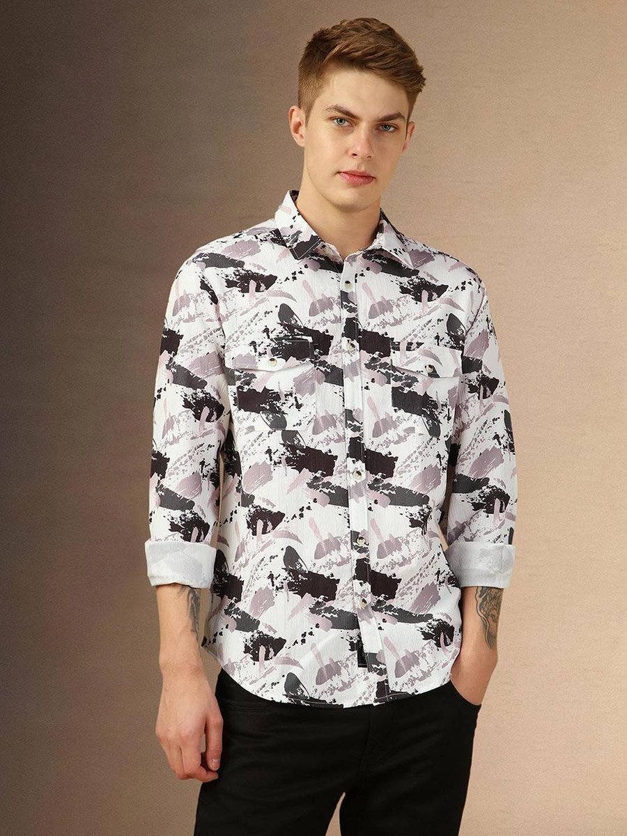 Printed Long Sleeves Casual Shirt