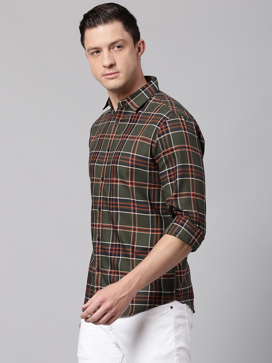 Checked Long Sleeves Casual Shirt