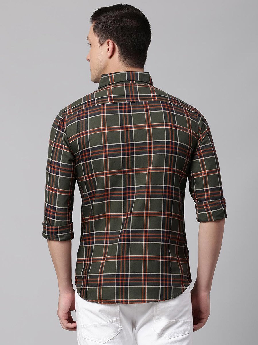Checked Long Sleeves Casual Shirt