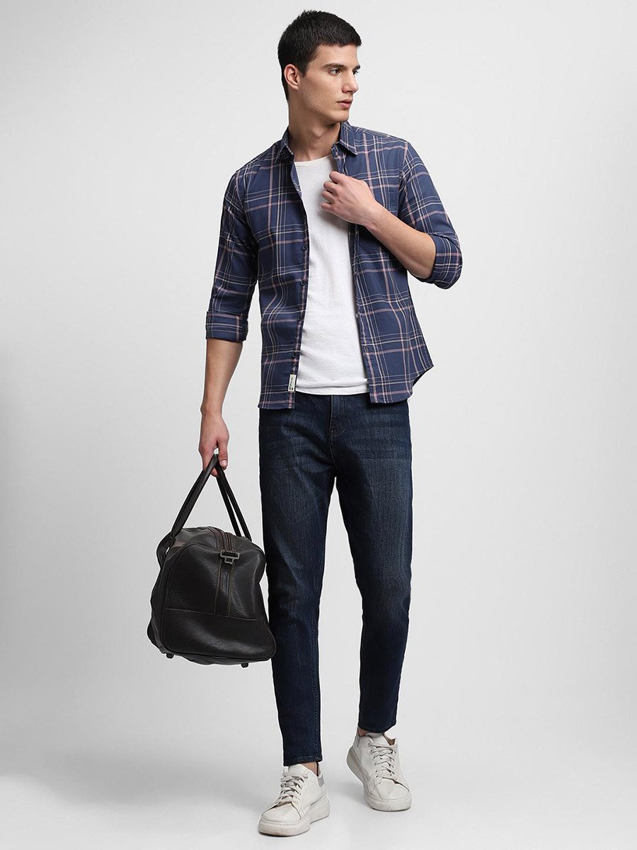 Checked Long Sleeves Casual Shirt