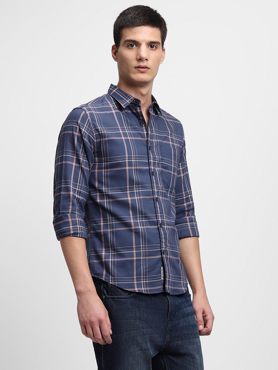 Checked Long Sleeves Casual Shirt
