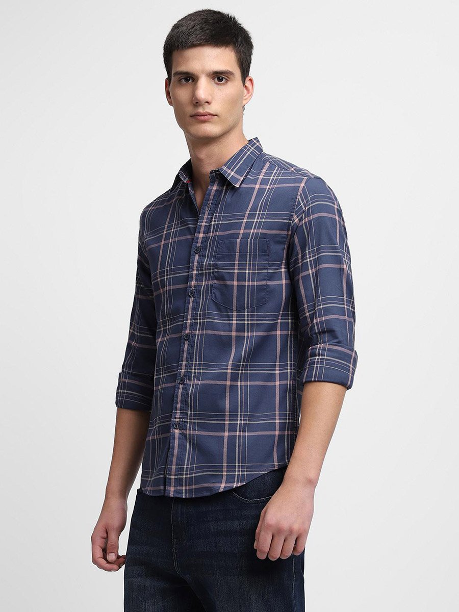 Checked Long Sleeves Casual Shirt