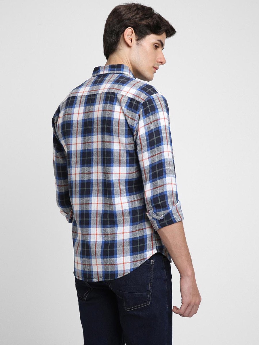 Checked Long Sleeves Casual Shirt