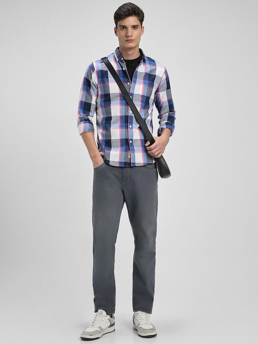 Checked Long Sleeves Casual Shirt