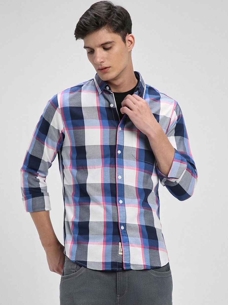 Checked Long Sleeves Casual Shirt