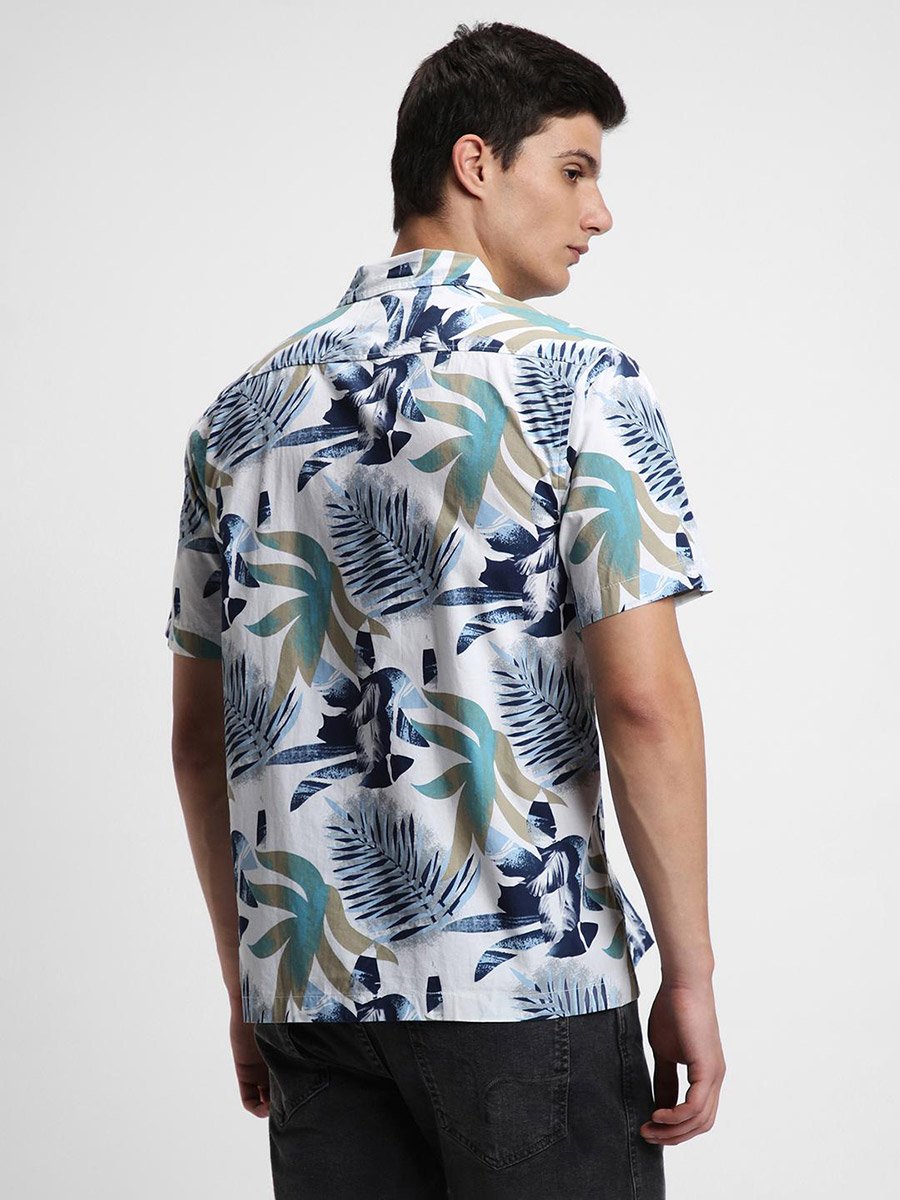 AOP Button-Down Casual Shirt