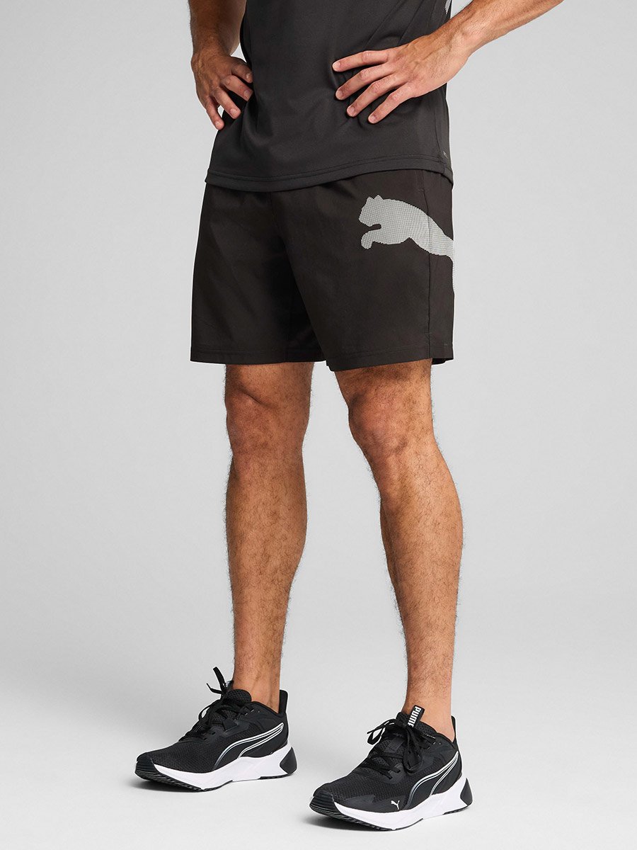Logo Print Shorts for a Sporty Look