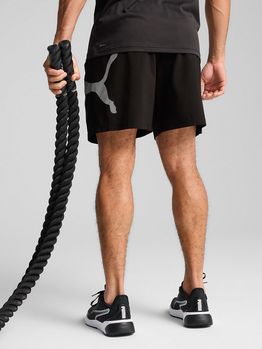 Logo Print Shorts for a Sporty Look