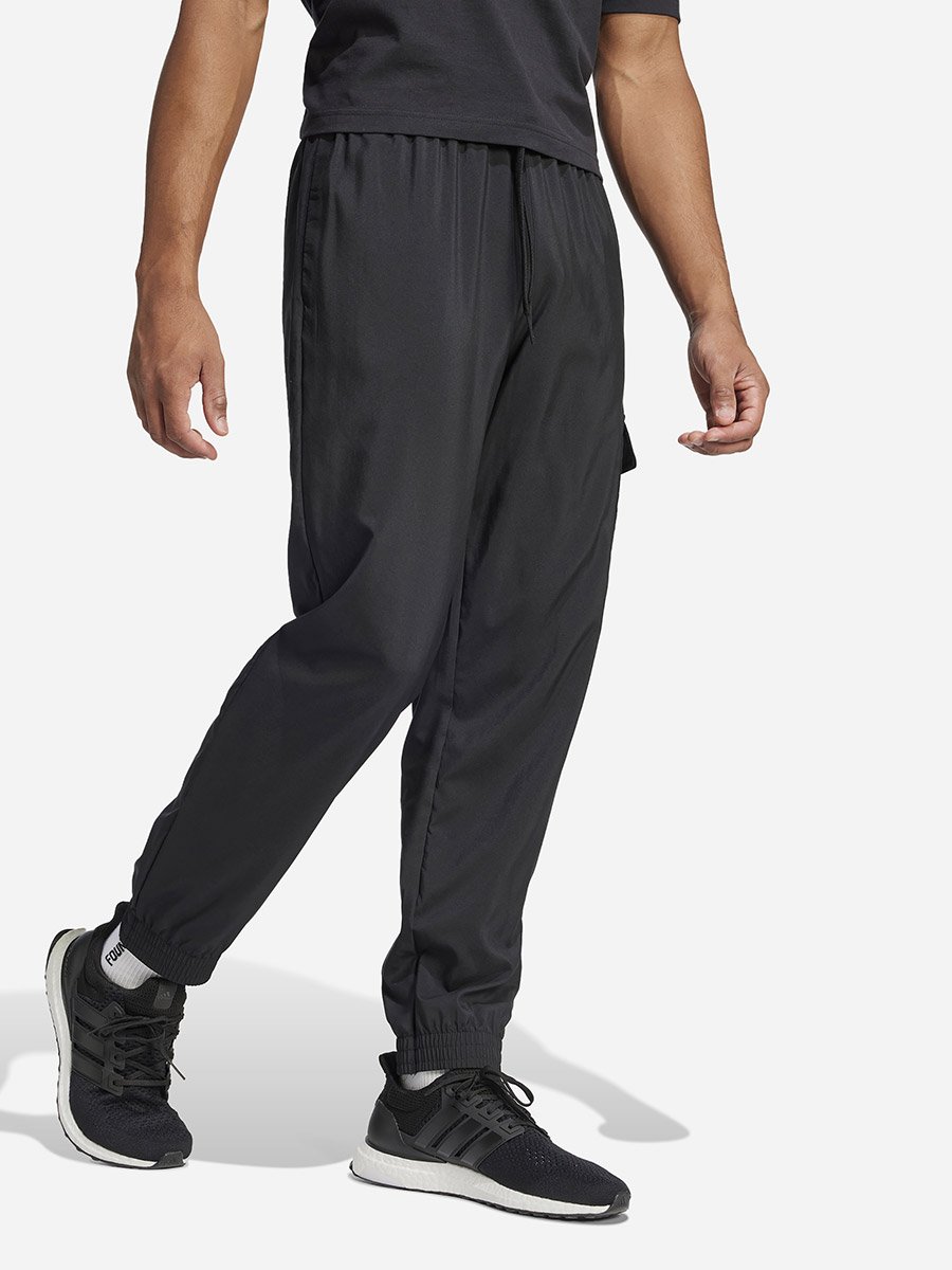 Essentials Small Logo Cargo Men Pants Black