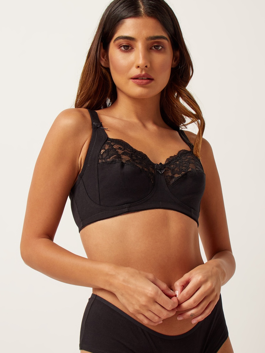Lace Detail A-Frame Bra